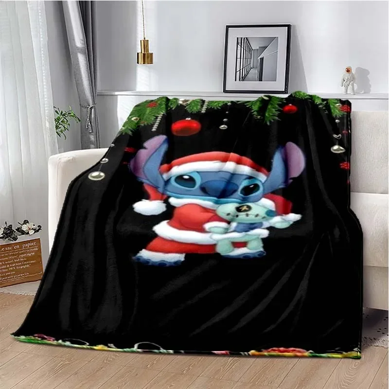 thumbnail image 1 of Manta de franela con patrón de puntadas de Disney, manta de forro polar, regalo para niños y adultos, sofá, ropa de cama, regalos para niños, 1 of 5