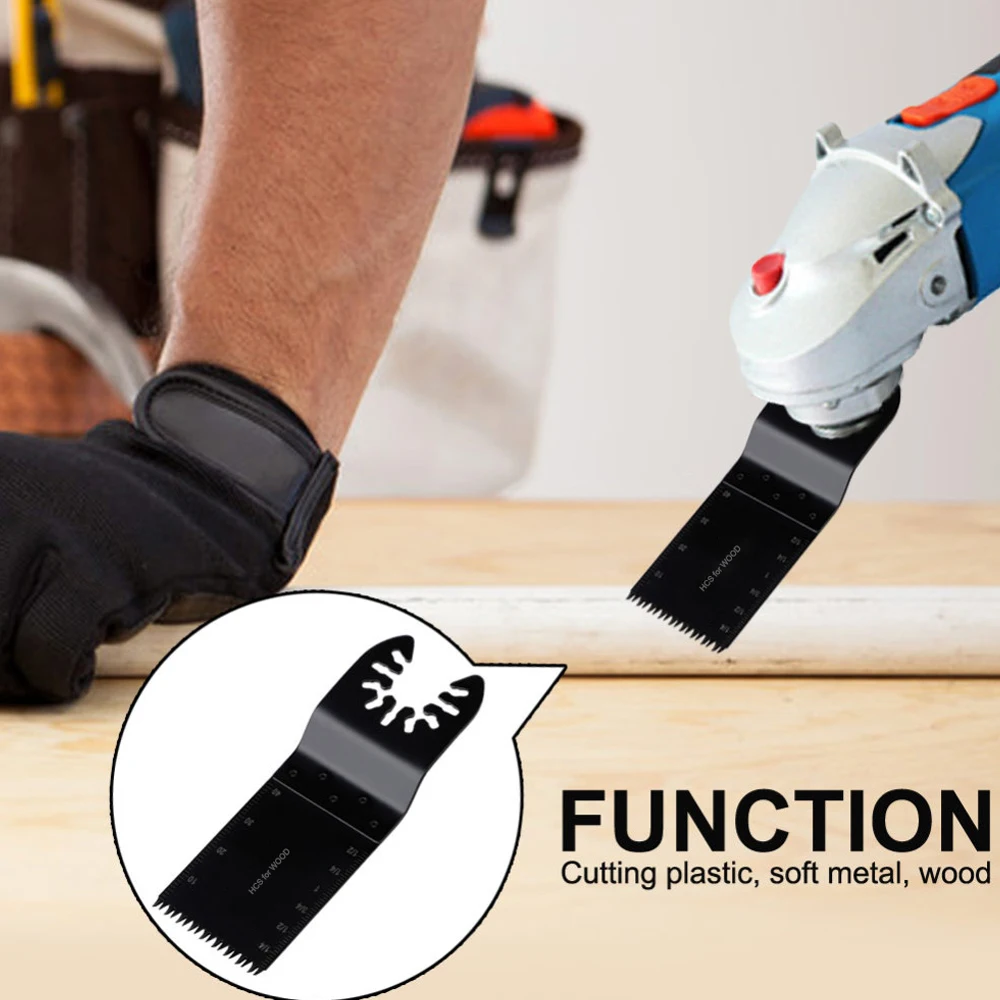 

50pcs Carbide Tooth Blade Oscillating Saw Blades Multitool Oscillating Tool Accessories for Cutting Metal,Steel Nails,Bolts