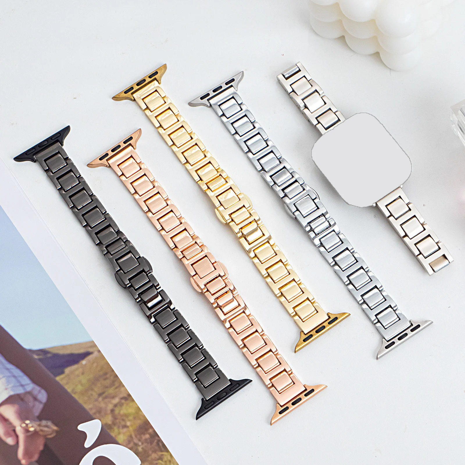 Elegant Band for Smartwatch, Suitable for Sizes 38-49mm (Watch Not Included)
