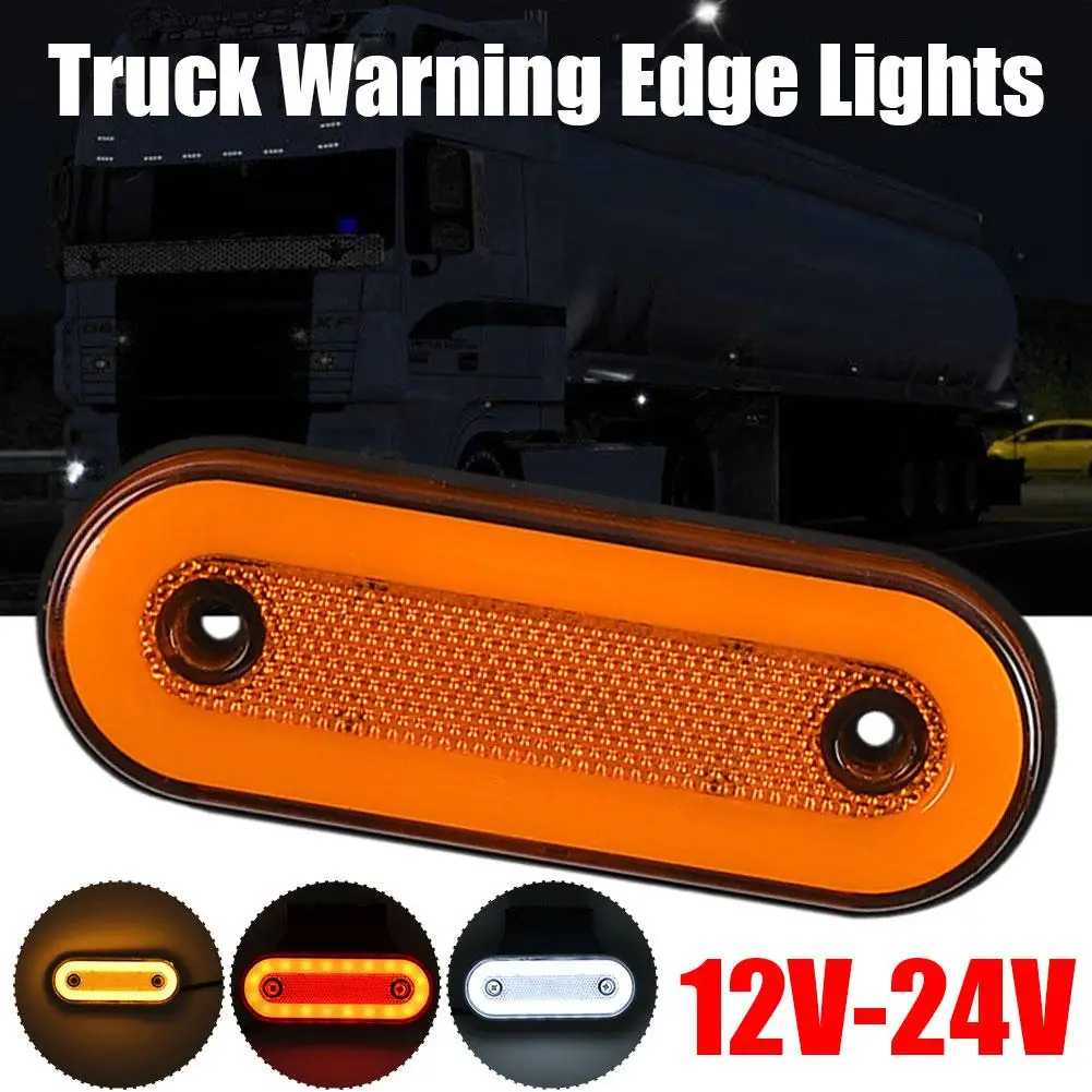 

LED Side Marker Indicator Car Lights Front Rear Tail Clearance Lamp DC 12V-24V Universial Light for Bus Truck Lorry Trailer N4A2