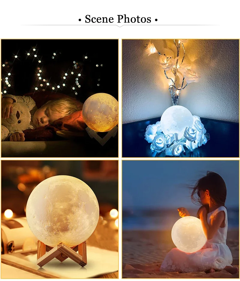 Creative Moon Light DIY Features Assembly Small Night Light LED Family Living Room Bedroom Bedside Decorations Kids Toys Gifts assemble toy