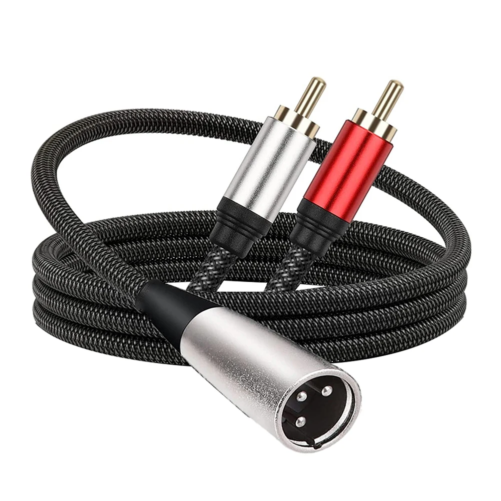  XLR to 2 RCA Y ø ̺, ׷  ȣ  ̺ , Ŭ  ȣ ӱ
