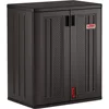 9 Cubic Ft. Heavy-Duty Resin Cabinet with 2 Shelves, Dark Grey 1