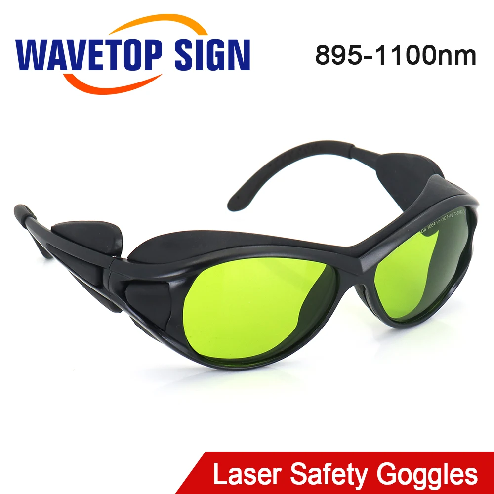 

WaveTopSign Laser Safety Goggles 895-1100nm OD4+ 1064nm OD7+ Shield Protective Glasses Protection Eyewear