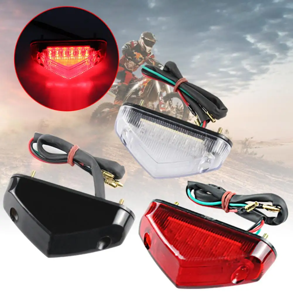 รูปสินค้า ไฟท้ายมอเตอร์ไซค์ LED 12V พร้อมเตือนเบรก