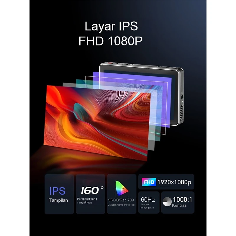 Portable Monitor DSLR Field Monitor Viltrox DC-X2/DC-X3 6 Inch 2000nit Profissional HD Monitor Photography Vlogging Filmmaking TV Creating Touch Screen Monitor
