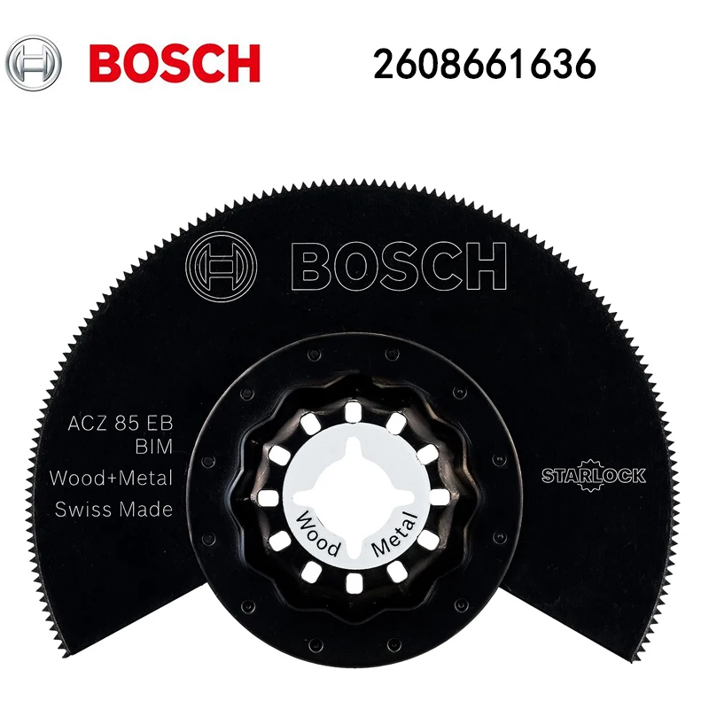 

Bosch 2608661636 Accessories ACZ 85 EB Bi-metallic Semicircle Blade 85 mm1pcs