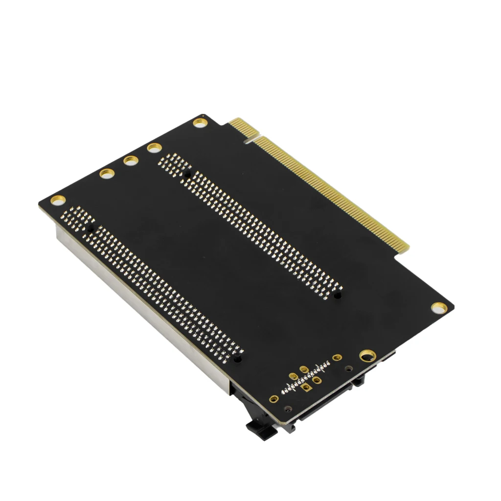 PCIe 3.0 PCI-E 4.0 x16 1 bis 2 Erweiterungskarte Gen4 Split-Karte PCIe-Bifurkation 16X bis x8x8 Abstand CPU 4P/Sata-Stromversorgungsanschluss – Detail 20