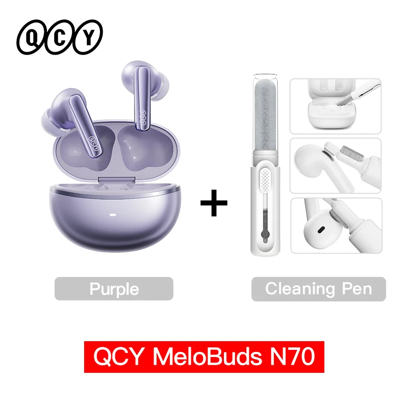 QCY MeloBuds N70 سماعات أذن لاسلكية ANC قابلة للتك...