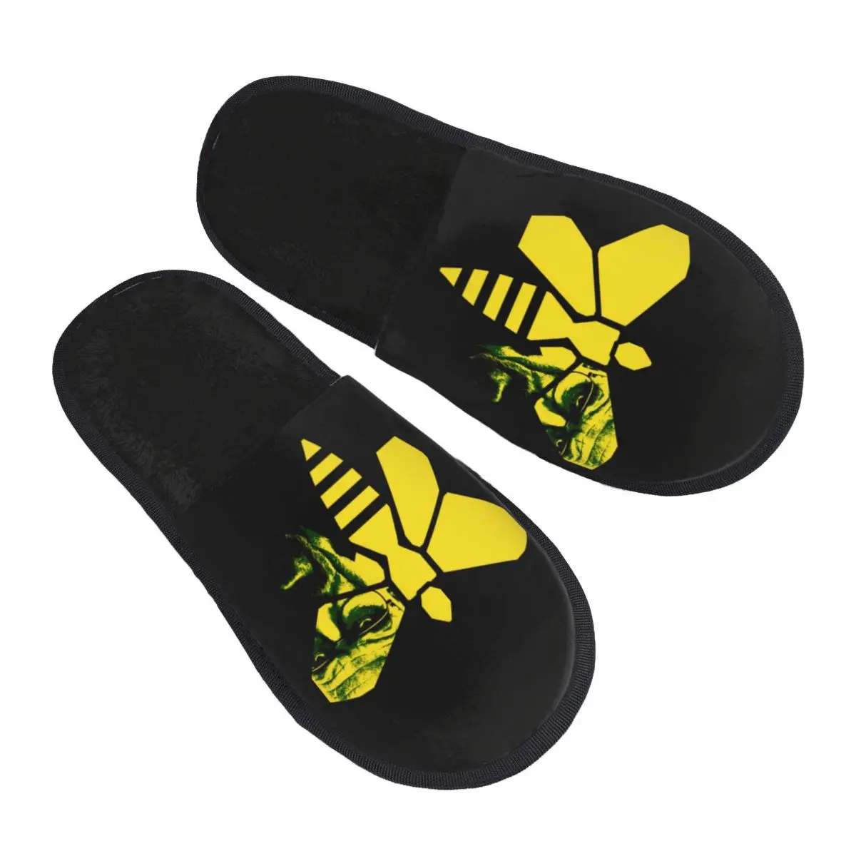 

Heisenberg Walter White With Bee Soft Scuff With Memory Foam Slippers Women Breaking Bad Tv Show Spa House Shoes