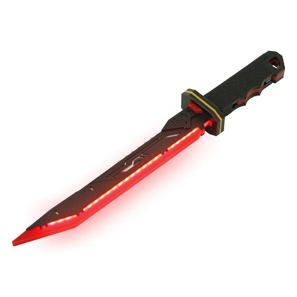 40CM Naraka: Bladepoint Hunter Blade Game Periphery Acrylic Model Ornaments Charging Luminescence Cosplay Weapons Boy Sword Toy 6