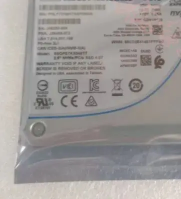 For P4501 4 0TB U2 NVME SSDPE7KX040T7 SSD hard disk 4T