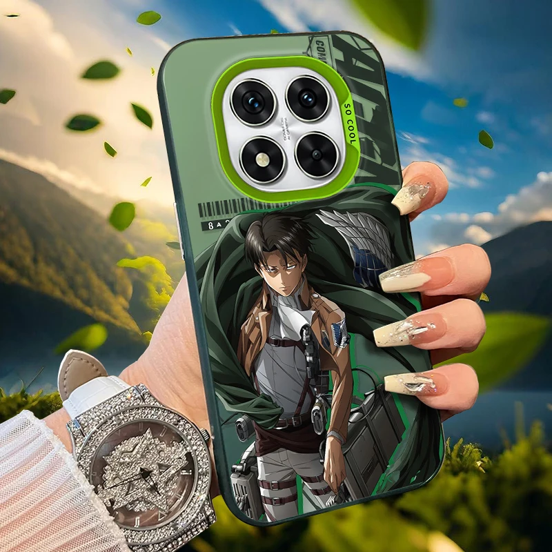Levi Ackerman Comic Style Frosted Acrylic Phone Case
