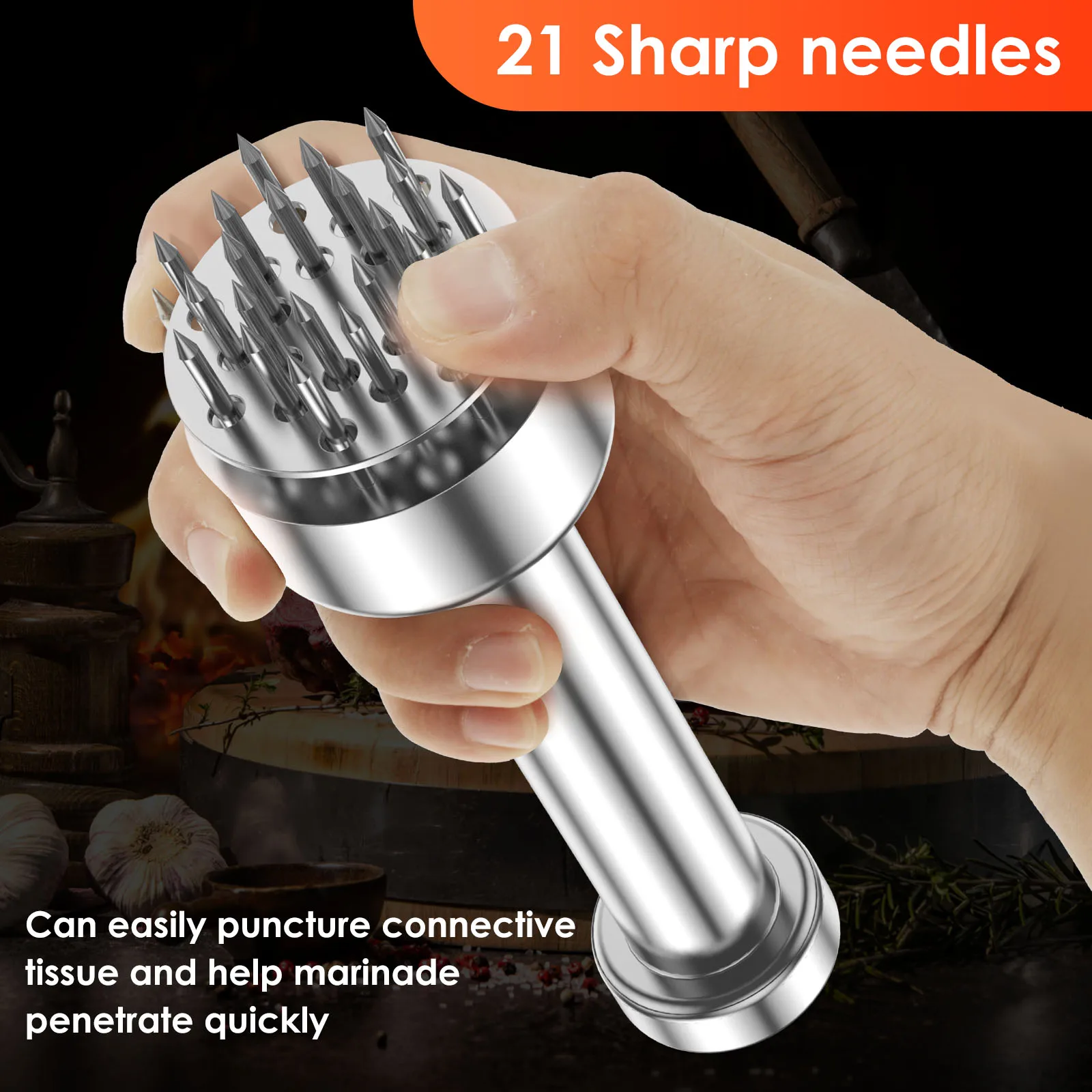 Meat Tenderizer Handheld Household Tender Meat Needle Pork Chop Chicken Chop Chicken Wings Needle Hammer Kitchens Tool
