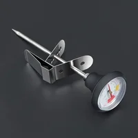 Stainless Steel Coffee Temperature Meter Probe 0~100℃ Thermometer for Coffee Pot Milk Frothing Jug Cafe Kitchen Measuring Tools 1