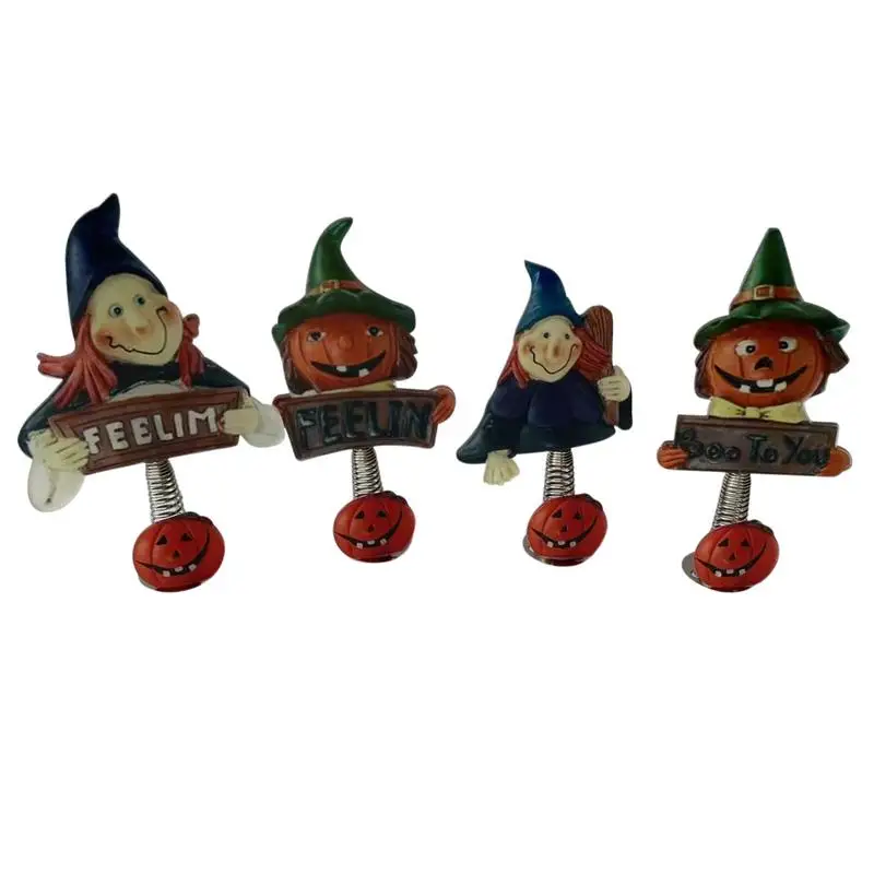 

Автомобильная искусственная многофункциональная автомобильная акриловая приборная панель Тыква ведьмы орнамент ведьма Дизайн Интерьер Декор Автомобильные аксессуары