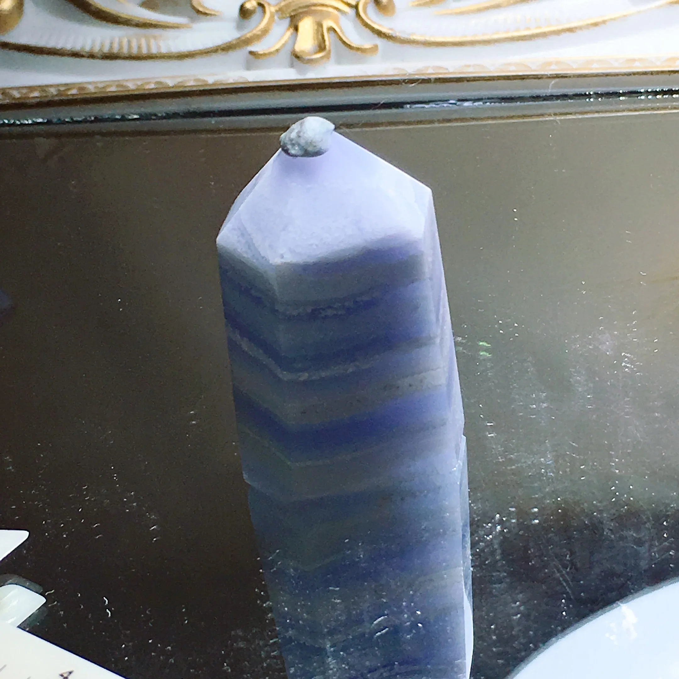 Blue Lace Agate Tower 2514