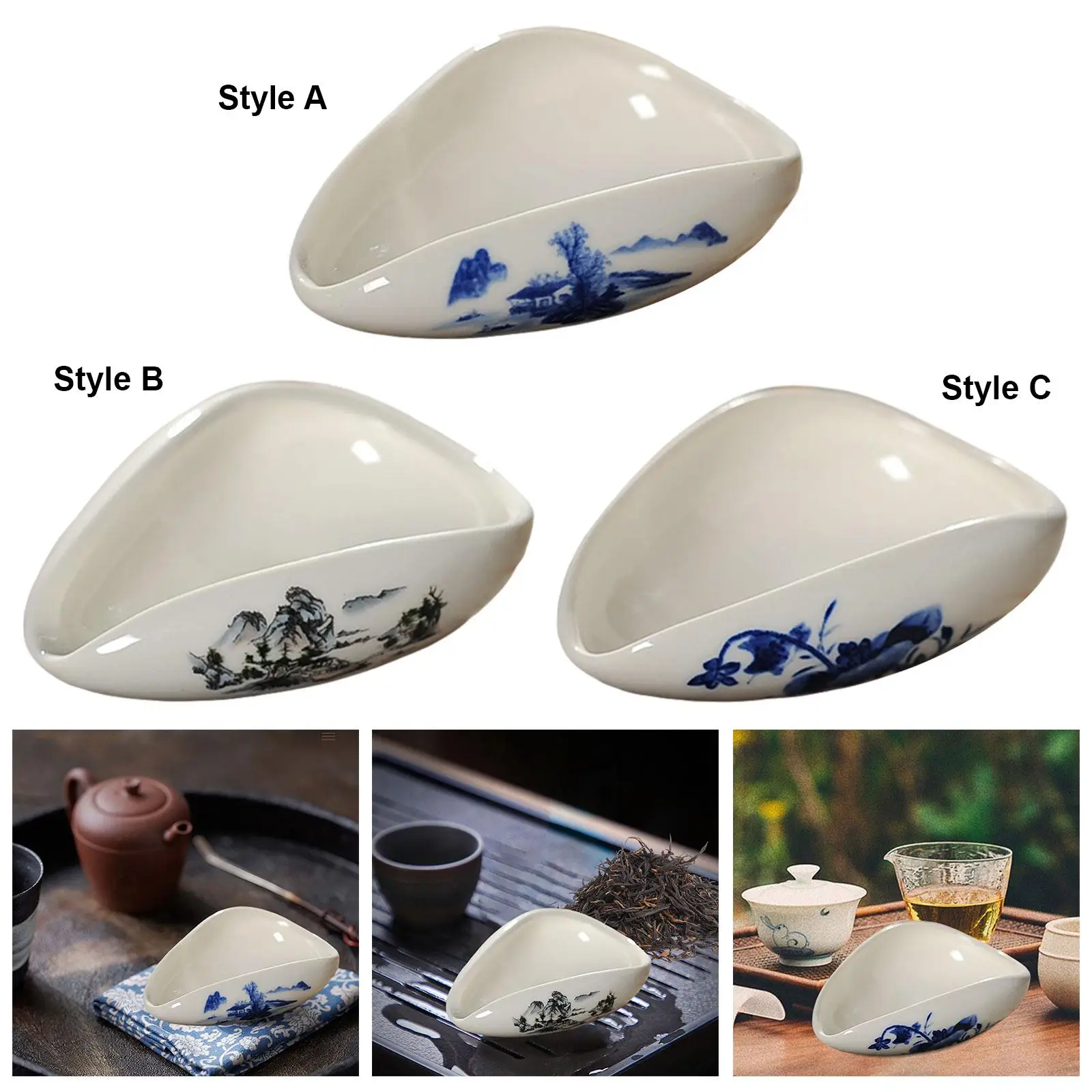 Ceramic Dosing Vessel Nuts Salt Porcelain Spice Portable Single Coffee Tray for Buffet Office Household Hotel Barista Tools