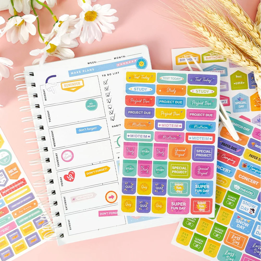 

DIY Background Sticker Scrapbook Material Planner Stickers Theme Accessories Journaling Craft Daily Decals