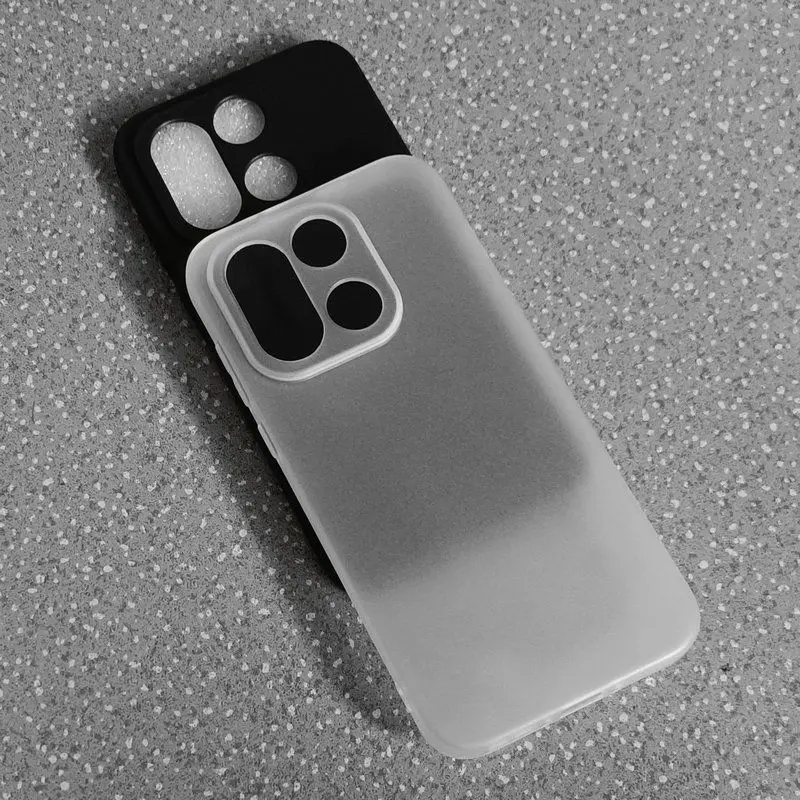 Ultra Thin Matte Silicone Protective Phone Case - Slim Frosted Translucent Soft Back Cover