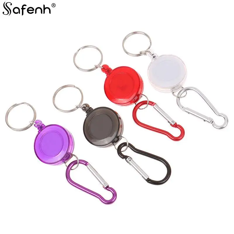 Silicone Sticker Lighter Leash Safe Stash Clip Retractable Keychain