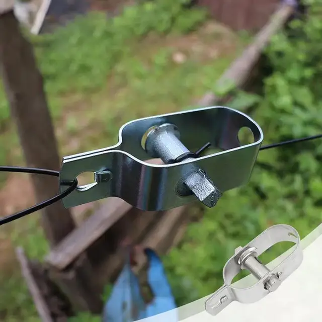 Huzal Feszítője 5Db Szénacél Zöld Nagy Teherbírású Fém Feszítő Fémhuzal Kötél Elektromos Napfényben - Image 3