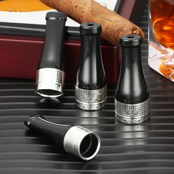 GALINER Cigar Ashtray Holder Mouthpiece 4 Ring Gauge Funny Gift Box package Golden Silver Gray Cigar Accessories