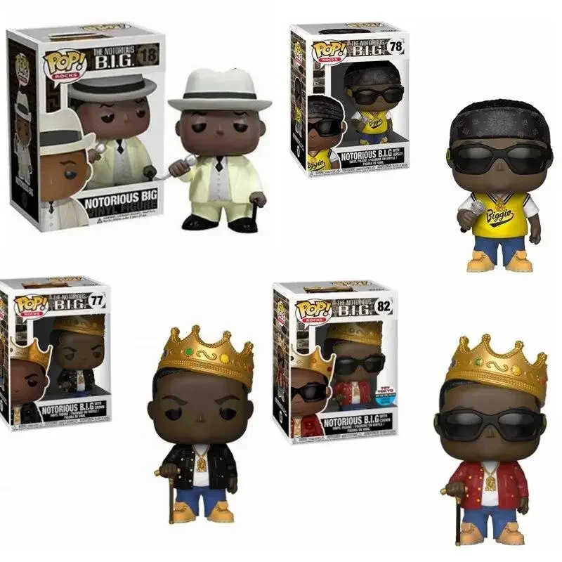 Funko Infamous Mr. Big 18 # Mr. Infamous Star Notorious Big Con Jersey 78 # Con Corona 82 #77 # Action Toy Figures Limited Toys