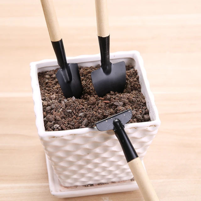 1/2/2003 Készletek Mini Kerti Szerszámok Készlet Fa Fogantyúk Lapátcsontos Cserepes Virág Kütyü Növény Bonsai Tools Repoting Kit - Image 2
