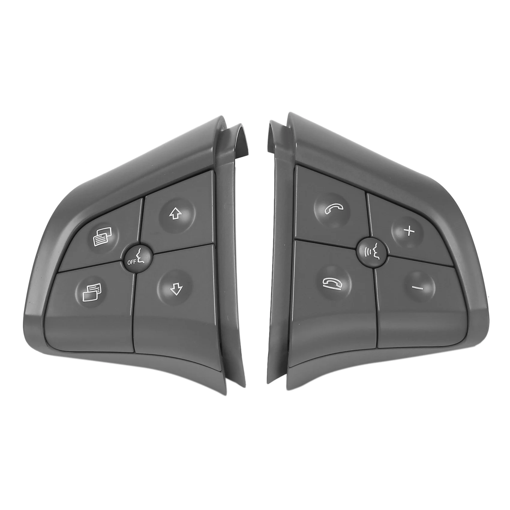 

Car Steering Wheel Switch Control Buttons for Mercedes-Benz W164 W245 W251 GL350 ML350 R280 B180 B200 B300 Gray 5