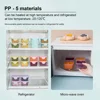 MINI Food Storage Container Plastic Moisture-proof Containers Mini Kitchen Storage Box with Leakproof Lid Kitchen Accessories 4