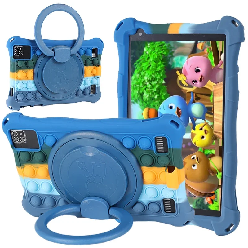8 Inch Android kids tablet pc for children learning kids' tablets tablette with colorful silicon cases