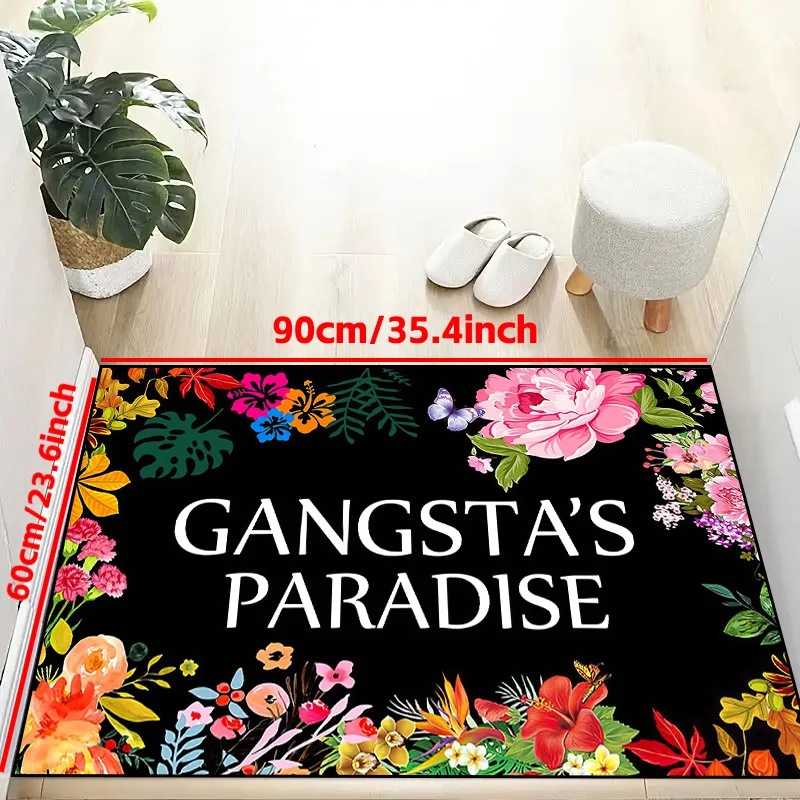 1000g/m2 두께 실내 매트, 크리에이티브 도어매트, 입구 테마 매트, 홈 장식, 미끄럼 방지 바닥 깔개, 야외 장식, 선물, 1pc