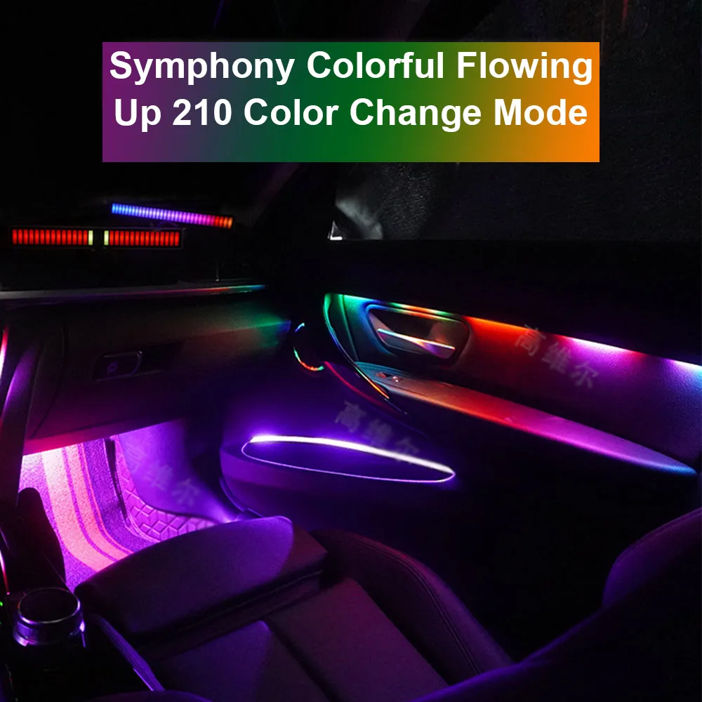 Vegetting 18 in 1 Car Ambient Lights, Symphony Atmosphere Lamp