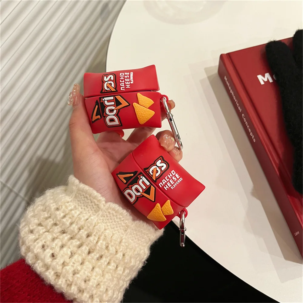 3D Cute Cartoon Potato Chips Cover Per Auricolari In Silicone Per Samsung Galaxy Buds Pro Custodia Per Cuffie Per Galaxy Buds Live Buds 2Pro