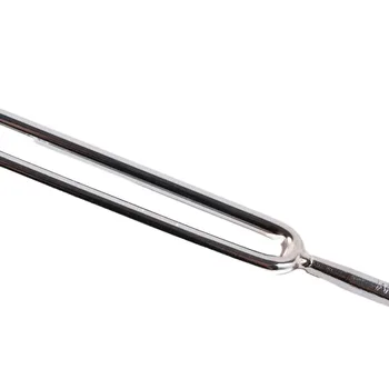 Diapason in Acciaio Inossidabile da 440 Hz per Accordatura Chitarra e Violino, Argento, Standard, Ausilio Didattico Musicale