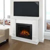 48” Electric Fireplace with Mantel for Living Room or Bedroom,Replaceable Fireplace Insert Heater,Realistic Log and Flame Effect 4