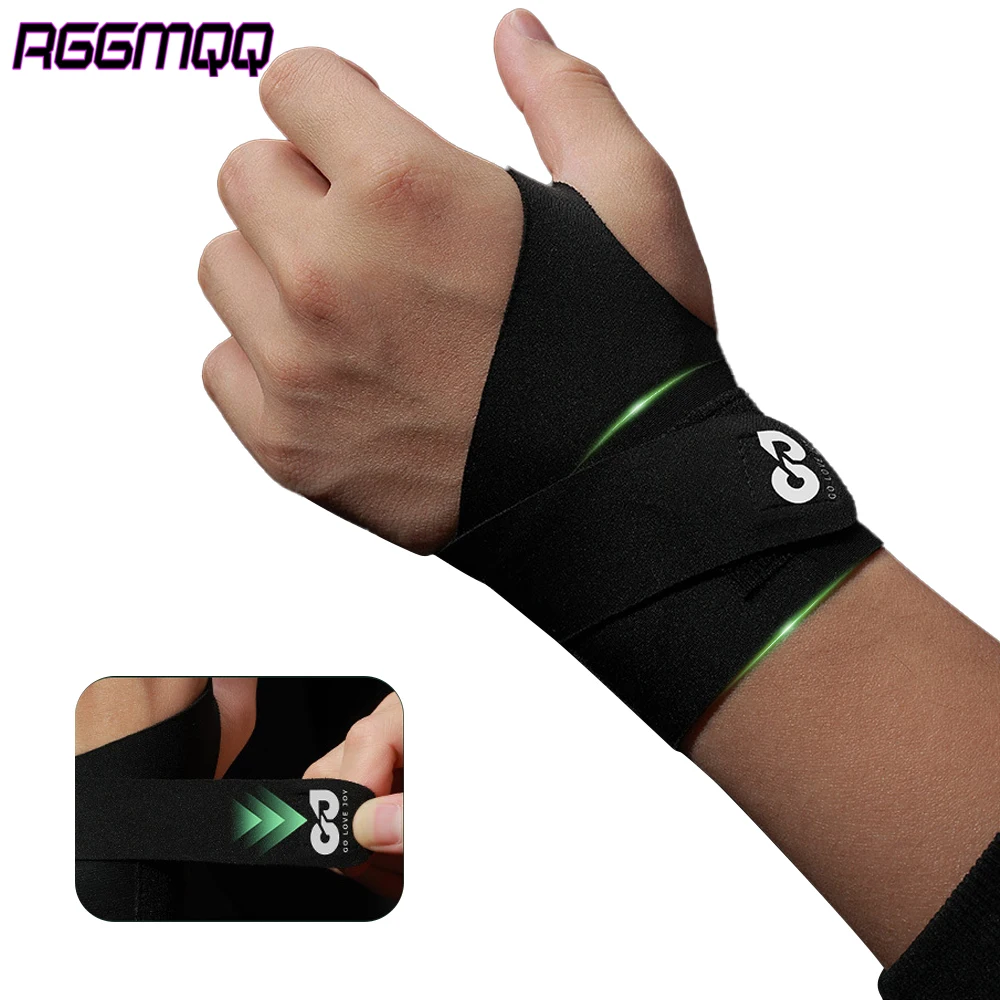 손목 보호대 스포츠 운동 훈련 손 보호대 엄지 루프가 있는 손목 스트랩 - 오른..