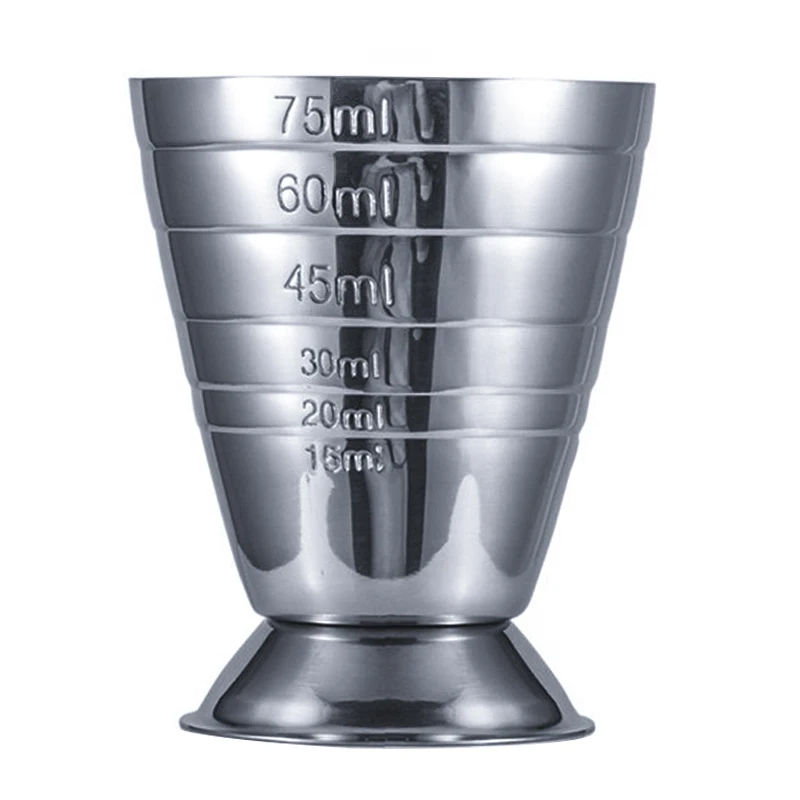 Stainless Steel Measure Cup Cocktail Tool Bar Mixed Drink Accessories 3 In 1 Cocktail Tools Bar Jigger Cup
