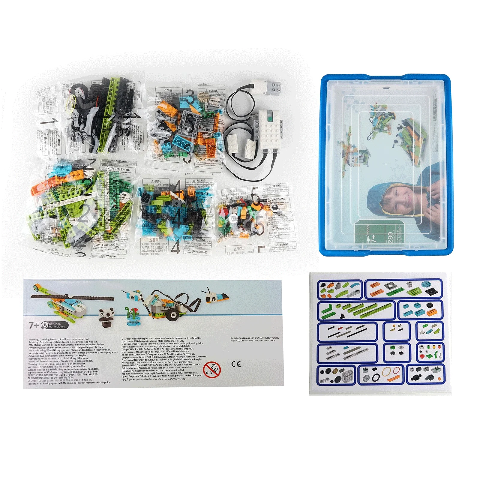 We.Do 2.0 Core Set Programmierroboter 45300 Elektronische Bausteine DIY Hightech Lernspielzeug Kindergeschenk_voghion.com