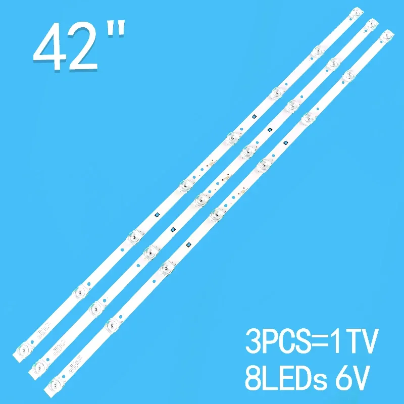 LED backlight strip (3) For JS-D-JP42EC-082EC E42EP/K1000 MCPCB JP42EC led backlight strip 3 for js d jp42ec 082ec e42ep k1000 mcpcb jp42ec