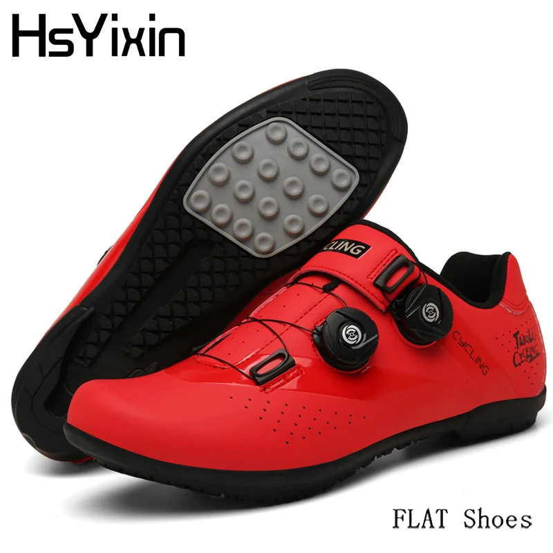 Professionele mountainbike-schoenen voor dames en heren, compatibel met SPD-pedalen, Zwart, 39 EU