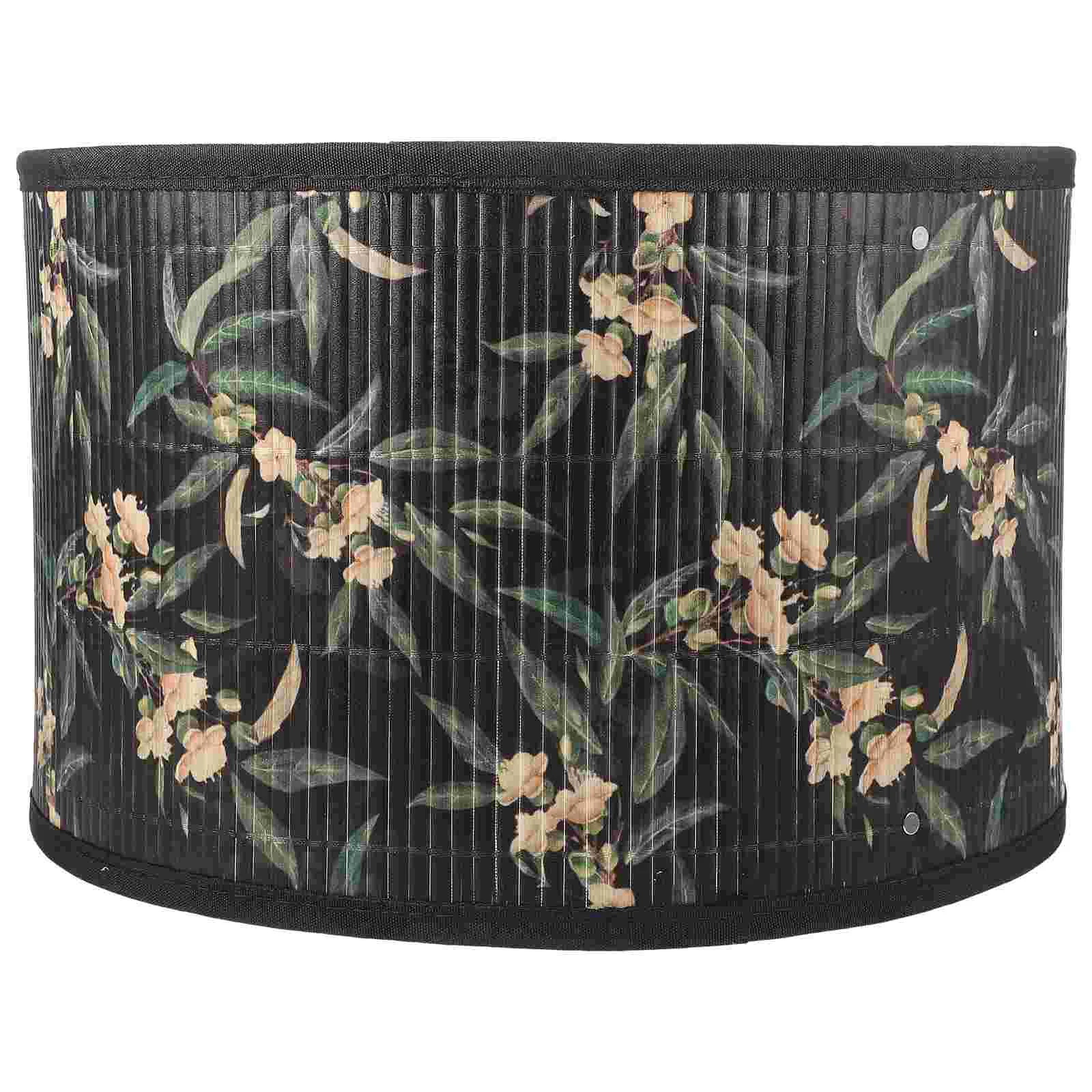

Bamboo Lamp Shade Bamboo Drum Lampshade Table Lamp Cover Replacement Lampshade