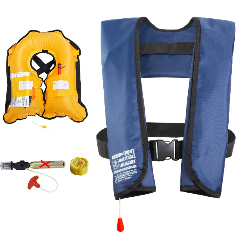 Gilet de sauvetage gonflable manuel et automatique 150N pour pêche et sports nautiques