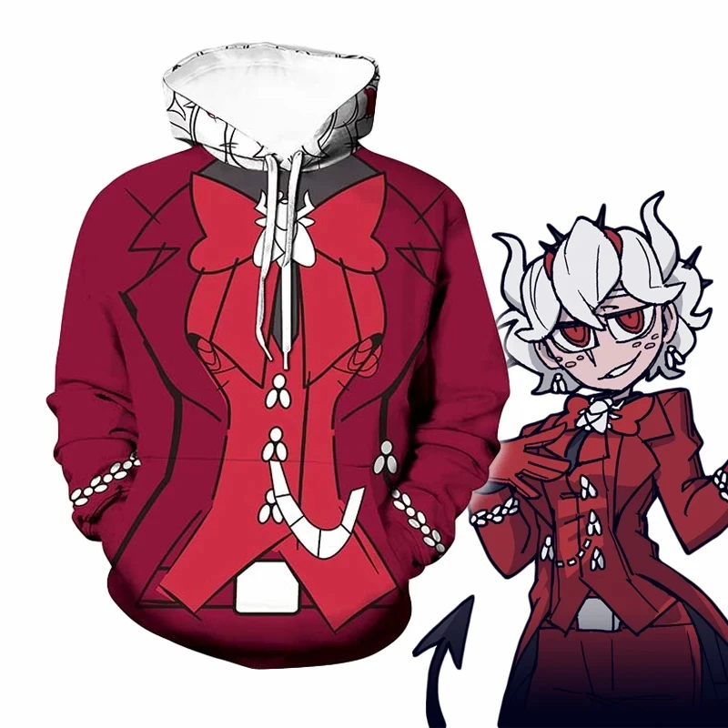 Game of Helltaker Cosplay Hoodie Modeus Costume Casual Jacket Women Men  Cltothes casual Hoodie - AliExpress