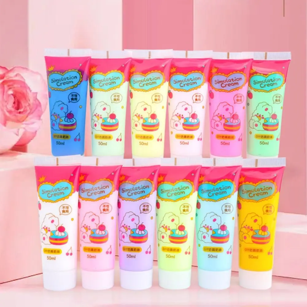 

Cute Decoration Diy Craft Soft Clay Fake Whipped Clay Glue For Phone Case Goo Card Glue Resin Cream Cream Glue Guka Glue