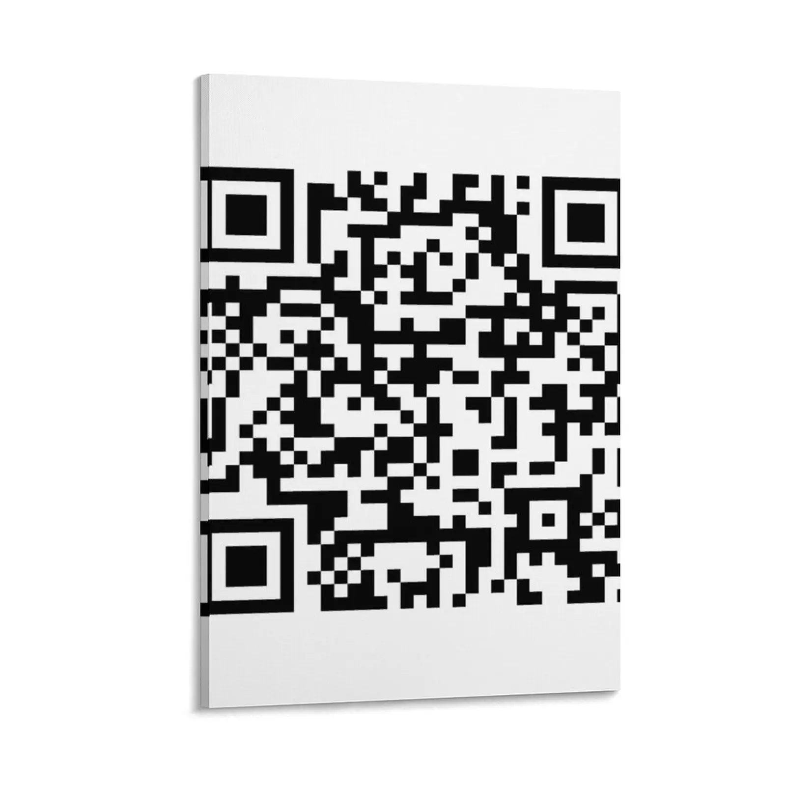 rickroll qr code Art Board Print for Sale by bsashop