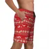 Swimsuits Christmas Print Gym Shorts Summer Dachshunds Cute Hawaii Board Short Pants Men Custom Sports Fast Dry Beach Trunks 2