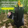 Outdoor Portable Fire Wood Heater Simple Picnic Camping Stove for Barbecue Equipment Rocket Stove 1