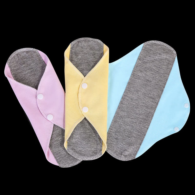 5 PCS 23CM Anti-slip Graphene Antimicrobial Sanitary Pads Reusable Care Pads Breathable Maternity Menstrual For Women